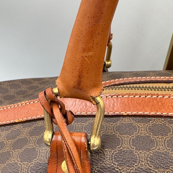 Vintage Celine Brown Duffel Bag with original lock & key - Picture 4 of 16